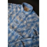 American Living（アメリカンリビング） Ombre Plaid Shirt　ウエスタンシャツ【BLUE】“9/20 再入荷”