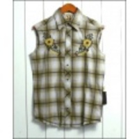 Apartment【アパートメント】ノースリーブチェックシャツ「INDIO」【送料無料】