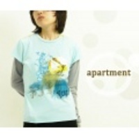Apartment【アパートメント】バッチ付き南国ステッチＴシャツ【送料無料】【10P25Jun09】【FP0627】