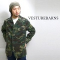 BARNS 【バーンズ】ミリタリージャケット【送料無料】