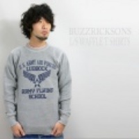 BUZZ RICKSON’S【バズリクソンズ】ミリタリーワッフル長袖Ｔシャツ「ARMY」【送料無料】