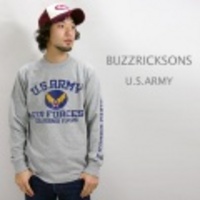 BUZZ RICKSON’S【バズリクソンズ】ミリタリー長袖Ｔシャツ「USAAF」【送料無料】