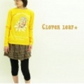 CLOVER LEARF【クローバーリーフ】パイナップルデザイン長袖Tシャツ