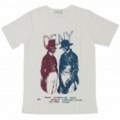 CRACK(クラック) DENY-B Tシャツ(White)  CRT-9S-13