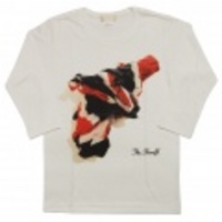 CRACK(クラック) GUN 7分袖カットソー（White) CHL-SP-03