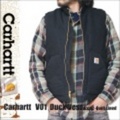 【発送は9月中旬から9月下旬】【予約分は送料無料】Carhartt Duck Vest V01 Black/ カーハート ダック ベスト ブラック