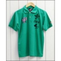 DECEPTION【ディセプション】箔プリントS/Sポロシャツ【40%OFF】【40%OFF】