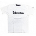 DECEPTION×CHEATERFIVE【ディセプション×チーターファイブ】ダブルネームプリント半袖Tシャツ「HAWAII」