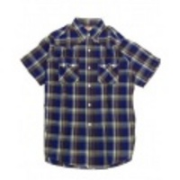 DOUBBLEWORKS【ダブルワークス】Ｅ柄チェックウエスタンシャツ【40%OFF】