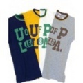 DOVETAIL【ダブテイル】ヒビ割れプリントトリムＴシャツ「U of P」