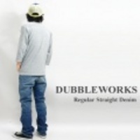 DUBBLE WORKS【ダブルワークス】003M-2レギュラーストレートジーンズ（ジーパン・Ｇパン・デニム）（Leeタイプ）【送料無料】