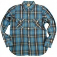 DUBBLE WORKS【ダブルワークス】フランネルシャツB柄【送料無料】