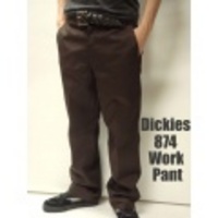 Dickies (ディッキーズ)  874 ワークパンツ (DB) ダークブラウン