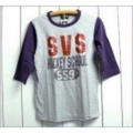 Dovetail【ダブテイル】7分袖プリントＴシャツ「SVS」