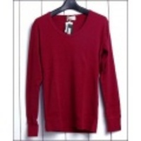 Dovetail【ダブテイル】Vネック・長袖テレコカットソー