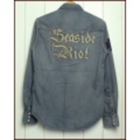 Dovetail【ダブテイル】ユーズド加工刺繍デニムウェスタンシャツ【送料無料】