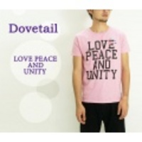 Dovetail【ダブテイル】半袖プリントTシャツ「LOVE PEACE AND UNITY」