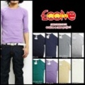 ECOLVE【エコルブ】スパンフライス七分袖Ｔシャツ