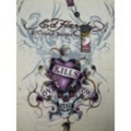 EdHardy：エド・ハーディ　新作Love Kills Slowly　カラー：ホワイトベージュ　正規品半袖Tee　オープンセール！　mst19