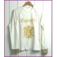 Eight By【エイトバイ】ベロアラグランＴシャツ