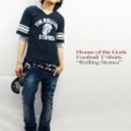 HOUSE OF THE GODS【ハウスオブザゴッズ】（BUDDEST PUNK)ROLLING STONESフットボールＴシャツ「THE ROLLING STONES」【送料無料】