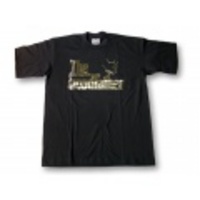 ICE DUMMY GOODFATHER メンズ箔プリントＴシャツ 【M,L,XL】