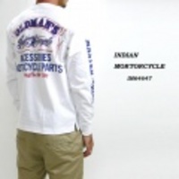 Indian Motorcycle【インディアンモーターサイクル】長袖プリントTシャツ「OLDMANS SHOP」【送料無料】
