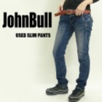 JOHNBULL　LADIES【ジョンブル レディース】usedデニム スリムパンツ【送料無料】