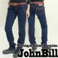 JOHNBULL　LADIES【ジョンブル レディース】デザインスリムデニムパンツ【送料無料】
