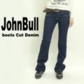 JOHNBULL　LADIES【ジョンブル レディース】ブーツカットジーンズ（ジーパン・Ｇパン・デニム）・ワンウォッシュ【送料無料】