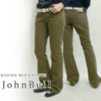 JOHNBULL　LADIES【ジョンブル レディース】美脚ブーツカットカラーパンツ【送料無料】