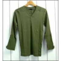 JOHNBULL【ジョンブル】アーミースリーブヘンリー L/S Ｔシャツ【送料無料】