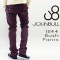 JOHNBULL【ジョンブル】ストレッチ・スリムブッシュパンツ【送料無料】