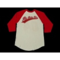 M★古着7分丈Tシャツ PBC 白×赤