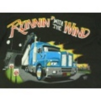 M★古着Tシャツ 90年代 トラック 76 黒