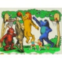 M★古着Tシャツ 90年代 バスケットボール 白