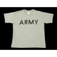 M★古着Tシャツ ARMY グレー霜降