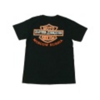 M★古着Tシャツ ハーレー風 モスクワ 黒