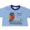 M★古着Tシャツ バハマ 水色×紺