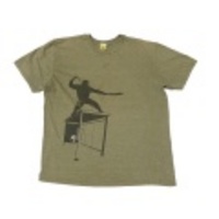 M★古着Tシャツ 忍者 茶霜降