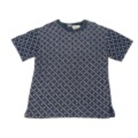 M★古着Tシャツ 柄 紺