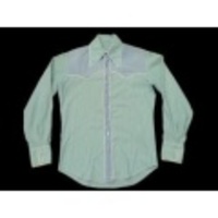 M★古着ウエスタンシャツ 70年代 ストライプ 水色他