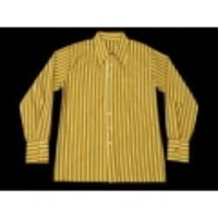 M★古着シャツ 70年代 ベージュ×薄クリーム他ストライプ