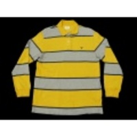 M★古着シャツ アメリカンイーグル 黄×グレー