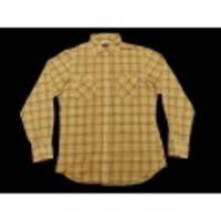 M★古着シャツ　80年代　SATURDAYS　ベージュチェック