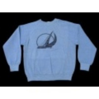 M★古着スウェット 70年代 ヨット 紺霜降