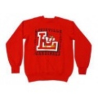 M★古着スウェット 80年代 LOUISVILLE 赤