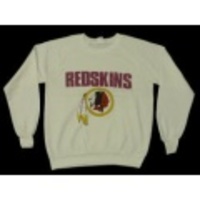 M★古着スウェット 80年代 アメフト REDSKINS 白