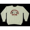 M★古着スウェット 80年代 ジム 白