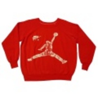 M★古着スウェット 80年代 ナイキ ジョーダン 赤